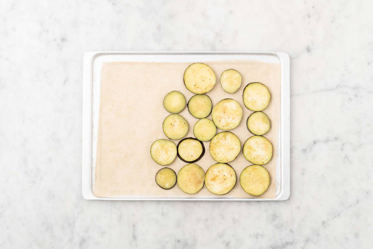 Aubergine backen