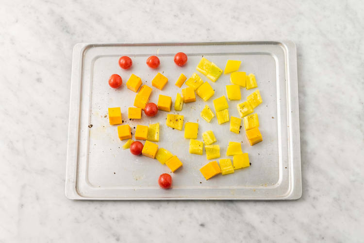 Prep and season veggies