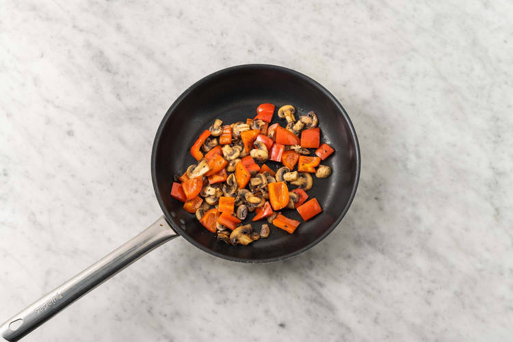 Cook veggies