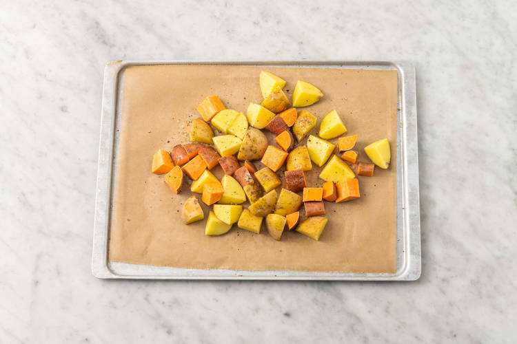 Bake potatoes