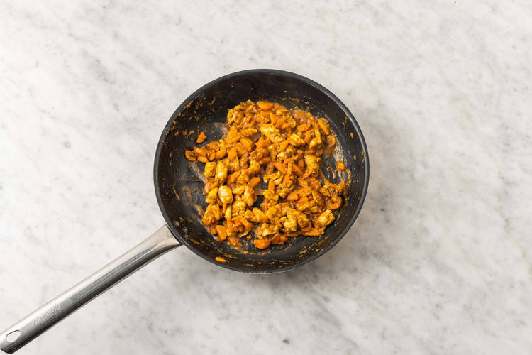 Préparer la garniture