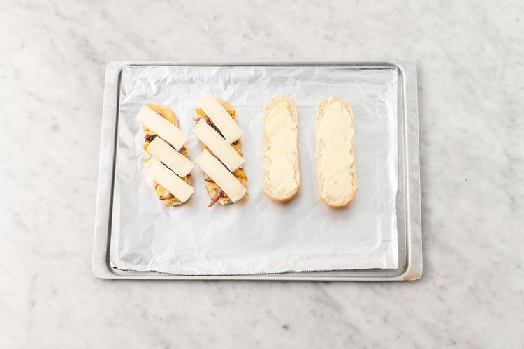 Assemble melts and broil