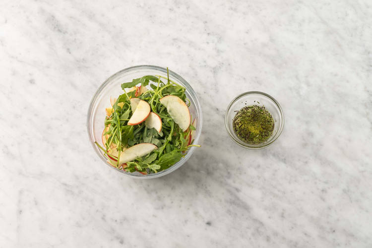 Förbered sallad