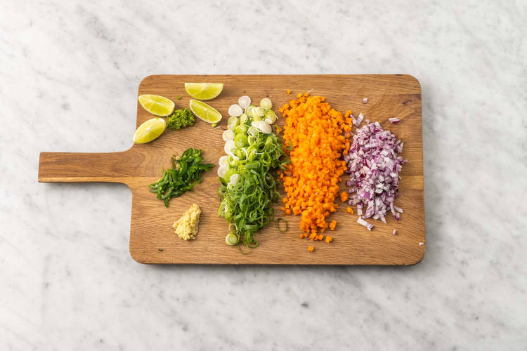 Forbered grønnsaker