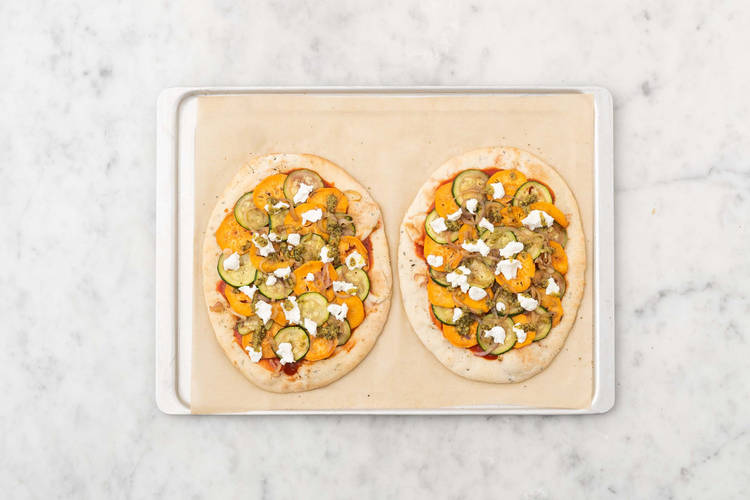 Pizza bereiden