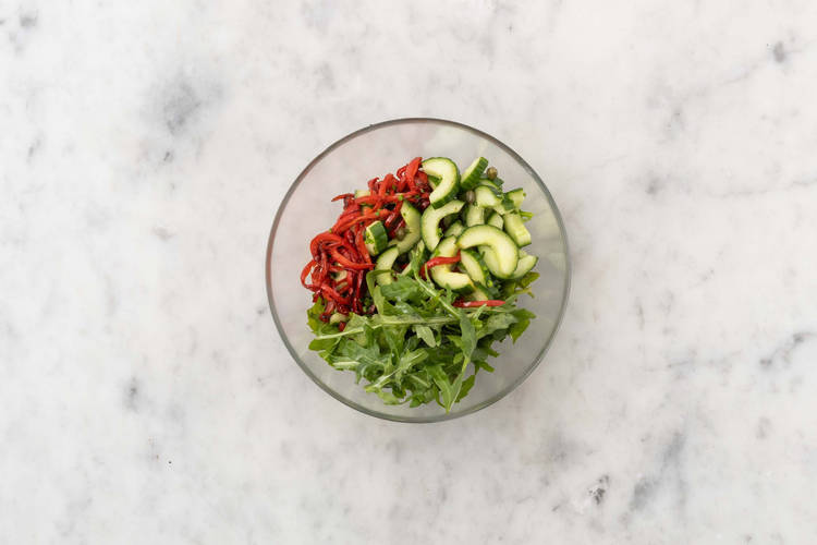 Préparer la salade