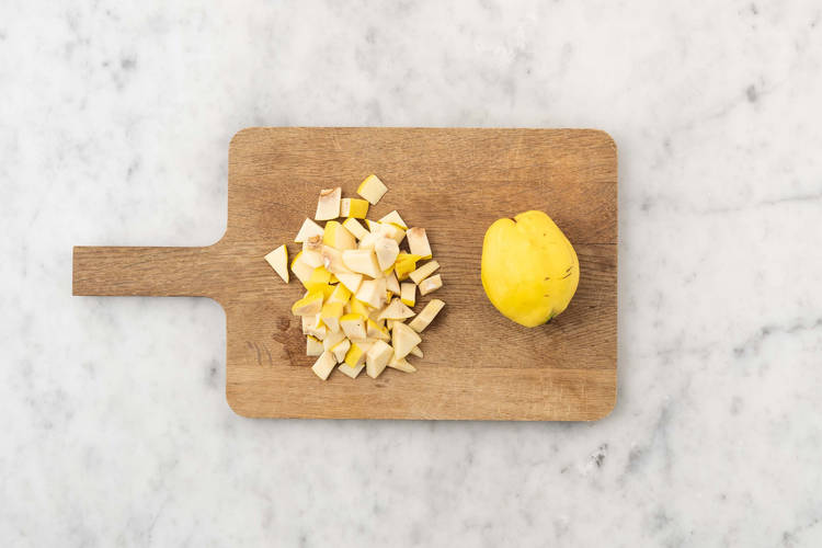 Préparer la compote de coing