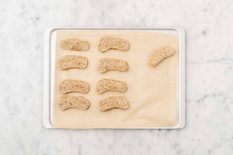 Préparer les bruschette