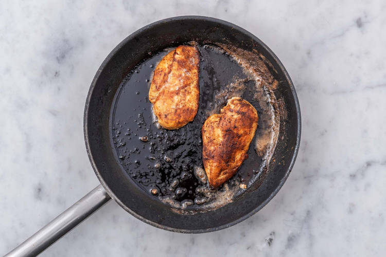 Sear chicken