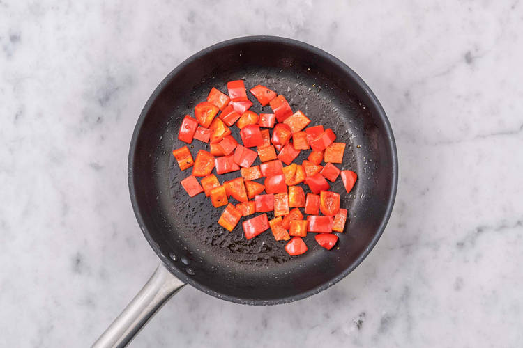 Faire cuire les poivrons