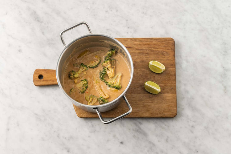Curry fertigstellen