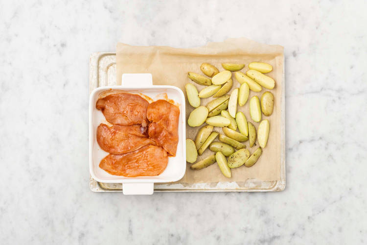 Poulet backen