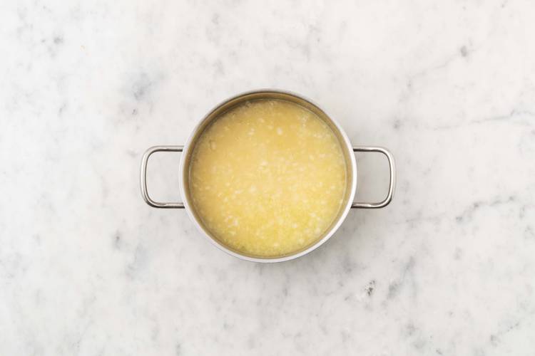 Préparer le riz pour risotto