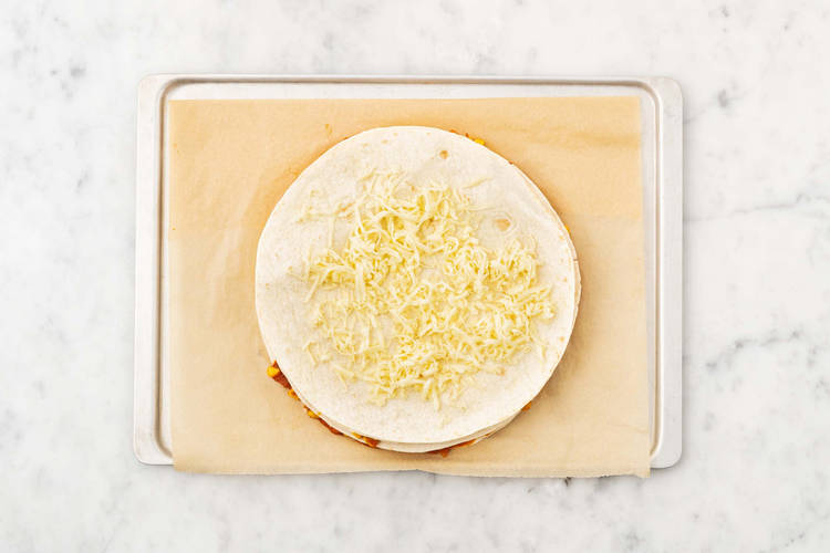 Préparer la tortilla