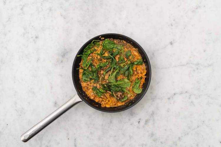 Add the Spinach