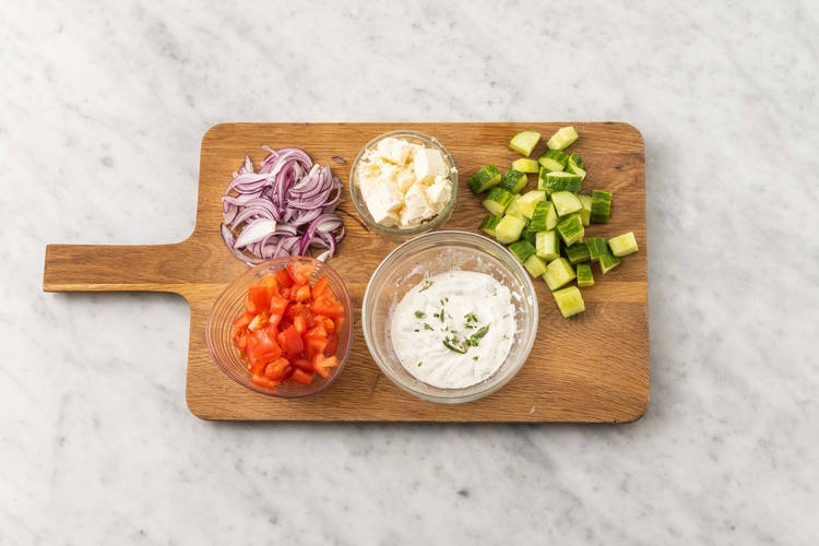 Blanda oreganoyoghurt