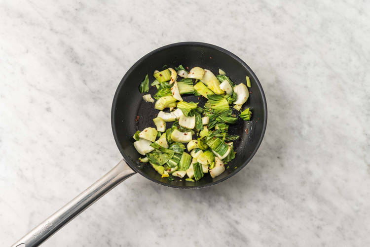 Stek pak choi