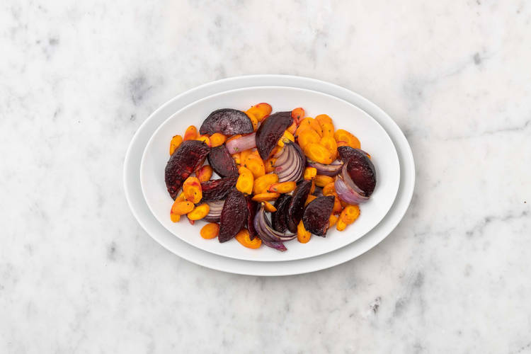 Finish beets and carrots