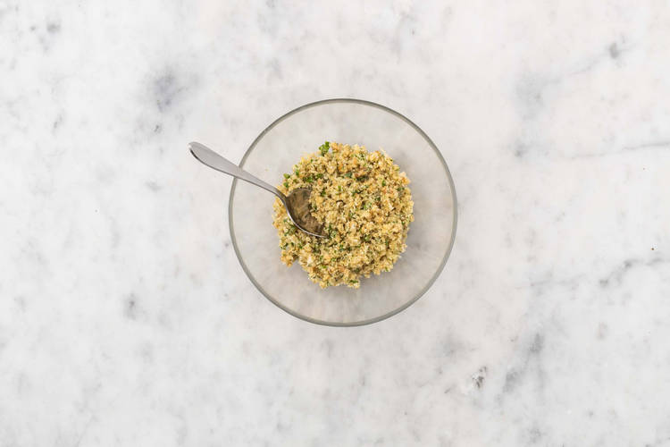 Préparer la garniture