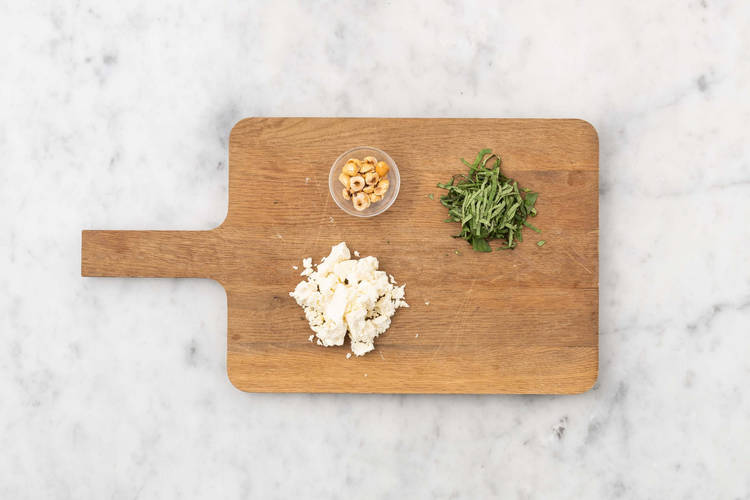 Préparer les garnitures