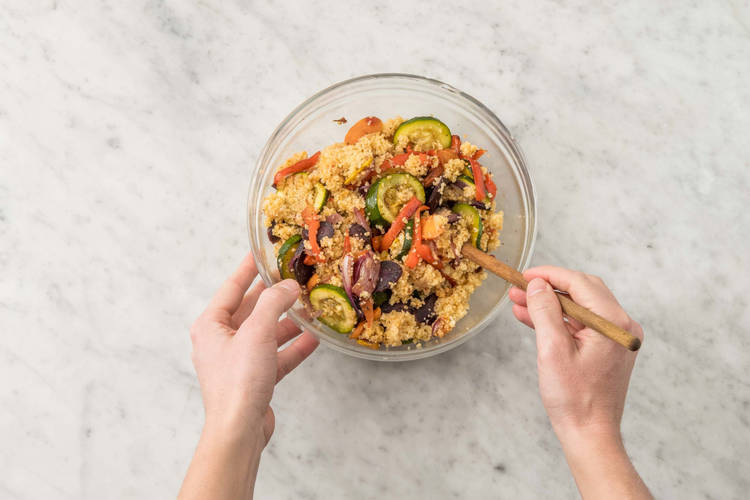Salat fertigstellen