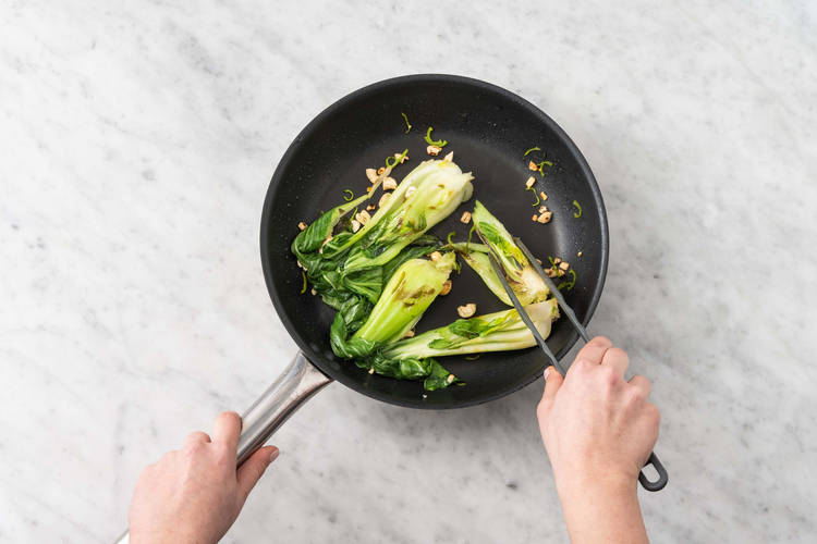 Stek pak choi