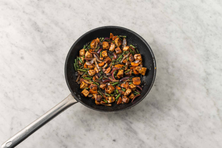 Tilsett kjøtt og grønnsaker