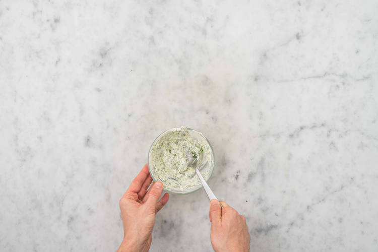 Bland persilledressing