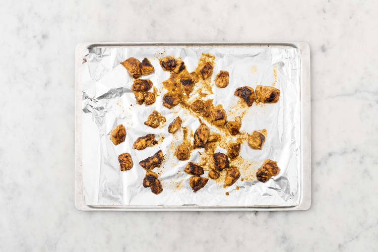 Faire griller le poulet