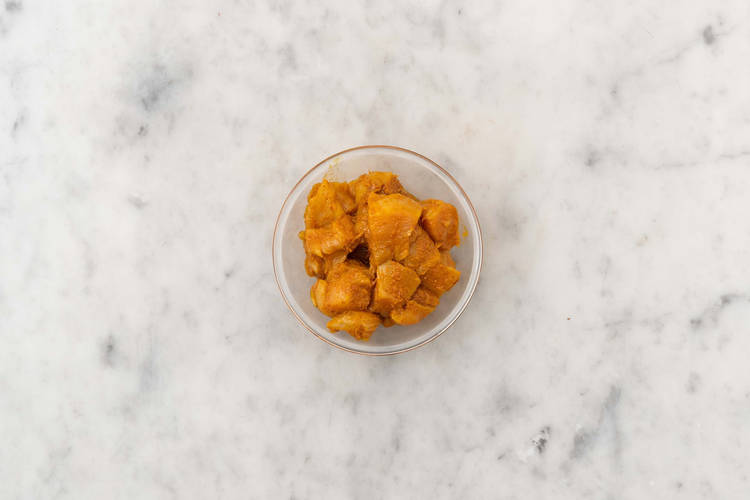 Préparer et faire mariner le poulet