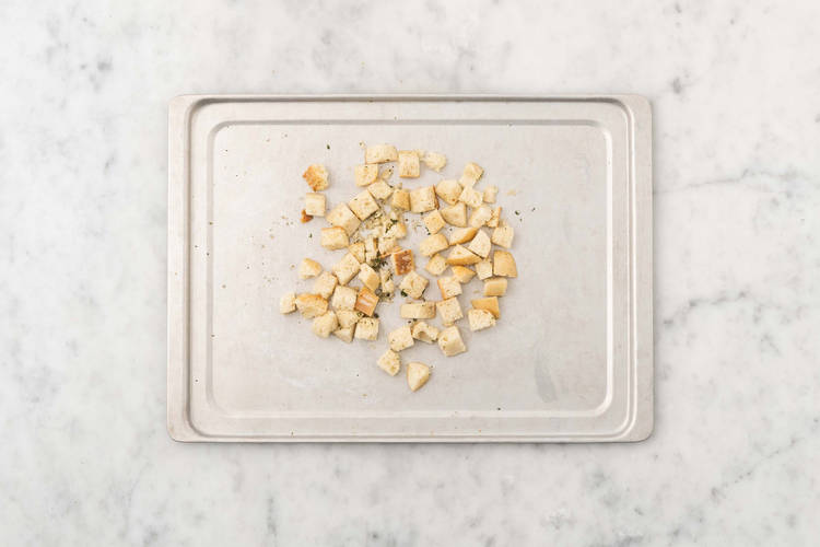 Bake croutons