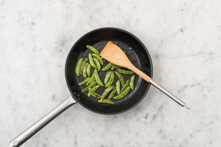 Préparer les pois mange-tout