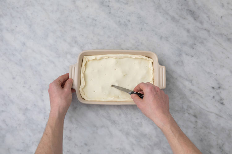 Préparer la tourte