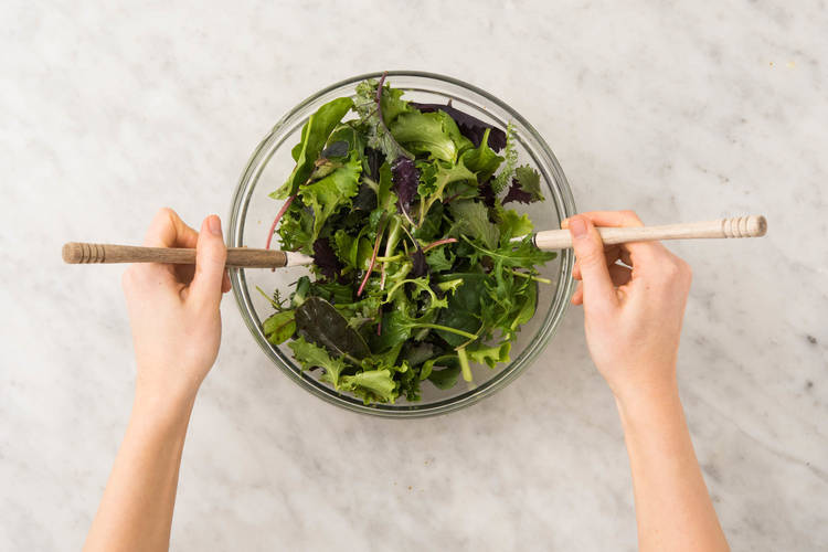 Préparer la vinaigrette