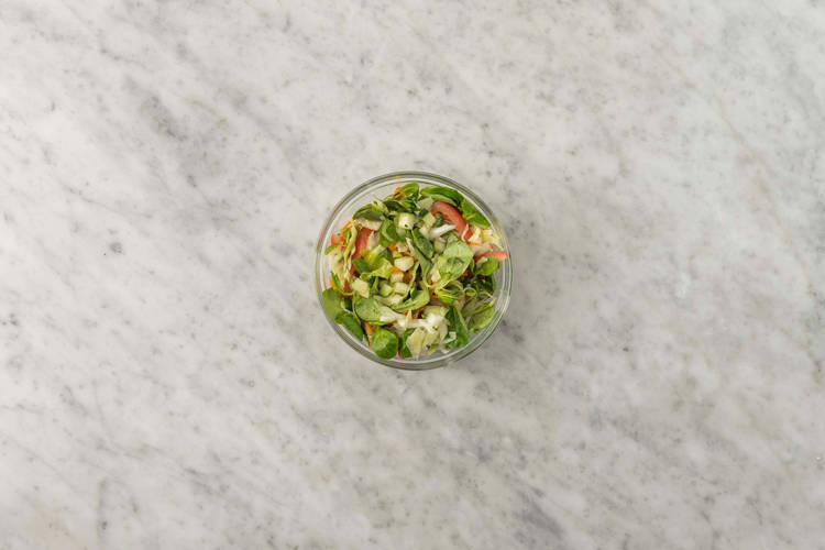 Salade maken