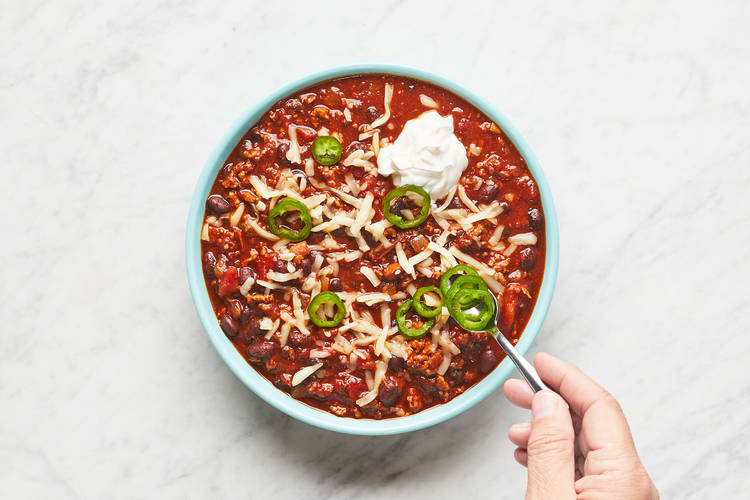 Cook Chili & Serve