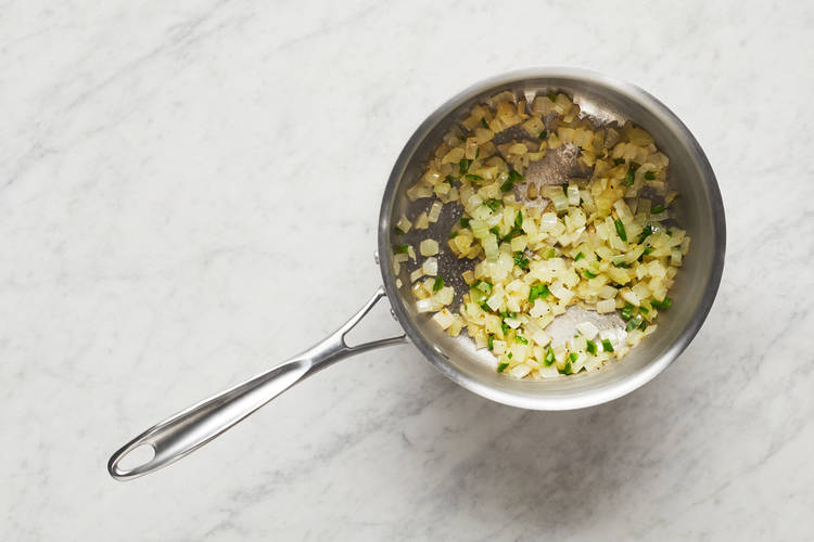 Cook Onion & Jalapeno