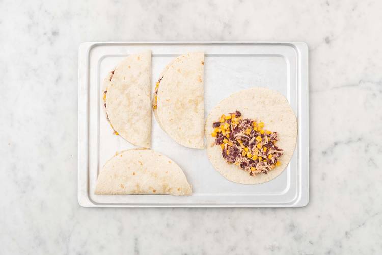 Make the Quesadillas