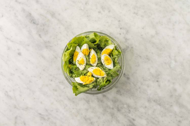 Préparer la salade