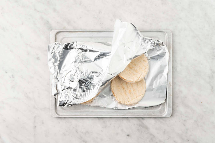 Pita verwarmen