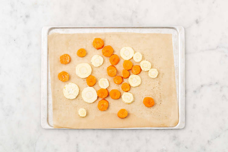 Roast root veggies