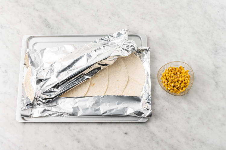Chauffer les tortillas
