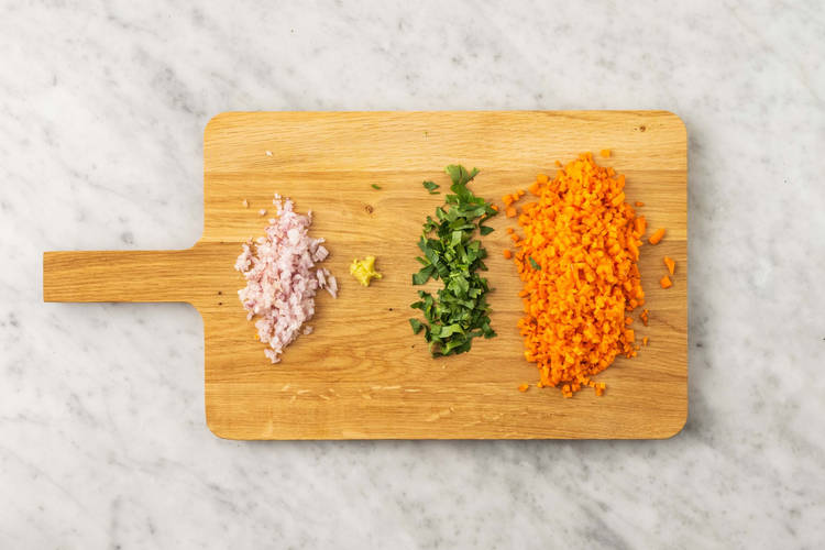 Forbered grønnsaker