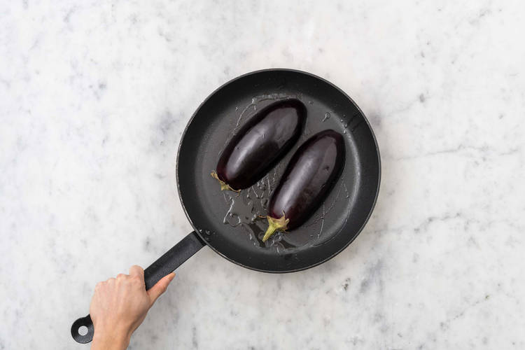 Cuire l’aubergine