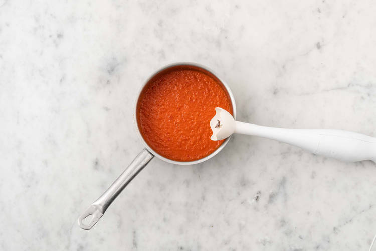 Préparer la sauce