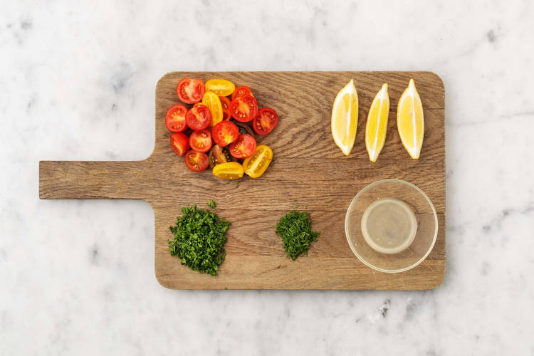 Préparer la salade