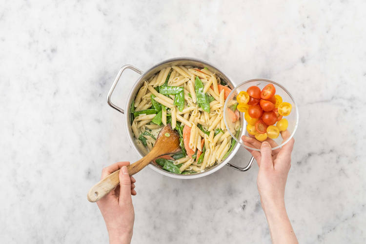 Pasta vollenden