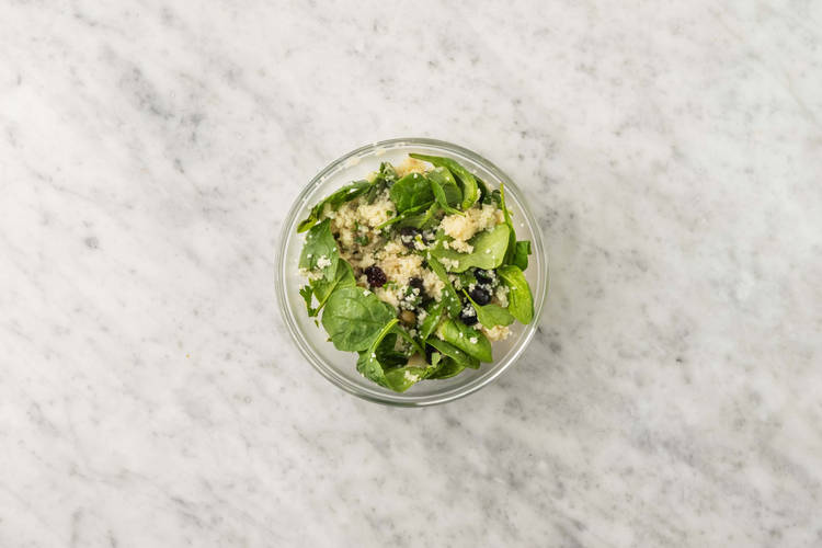 Terminer le couscous