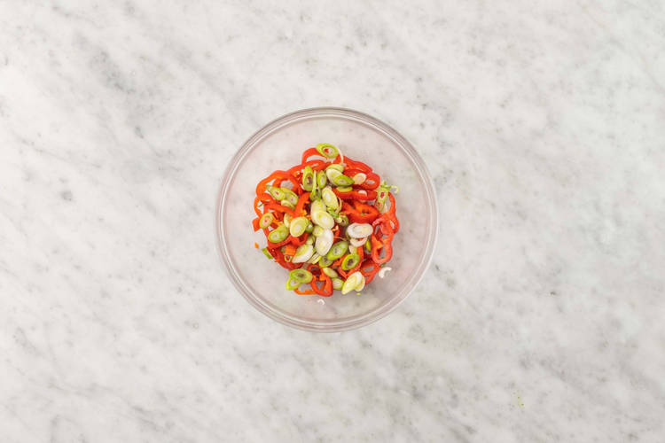 Für den Glasnudelsalat