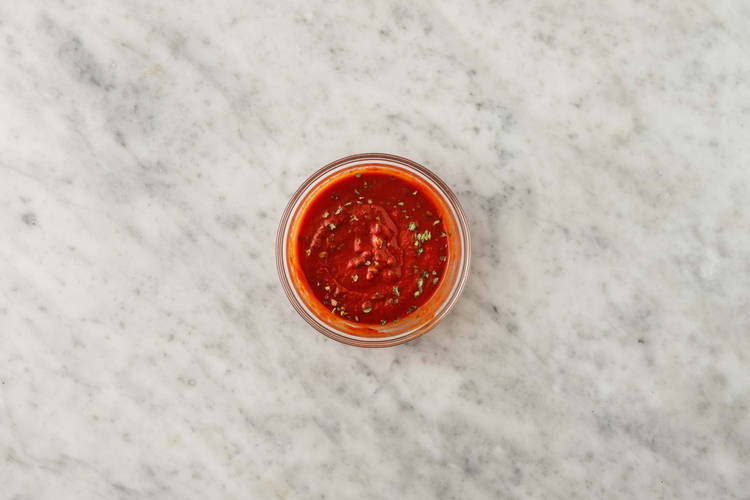 Mélanger la sauce